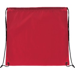 Sacca in poliestere rosso personalizzato Q24090R