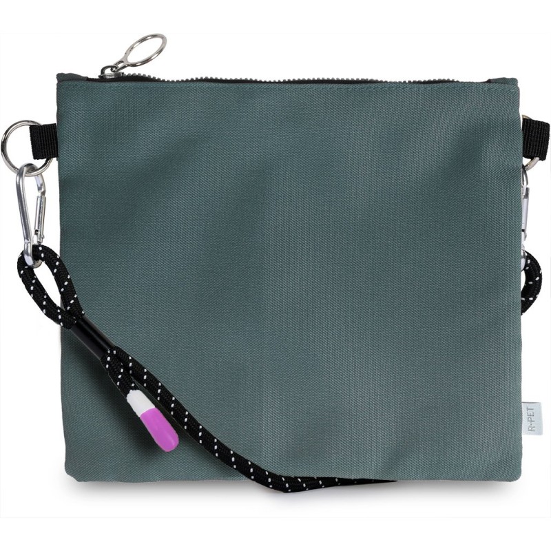 Tracolla urban in rpet grigio personalizzato Q24376GR