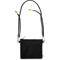Tracolla urban in rpet nero personalizzato Q24376N