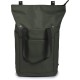 Zaino multiuso in pvc soft touch verde militare personalizzato Q24344VM
