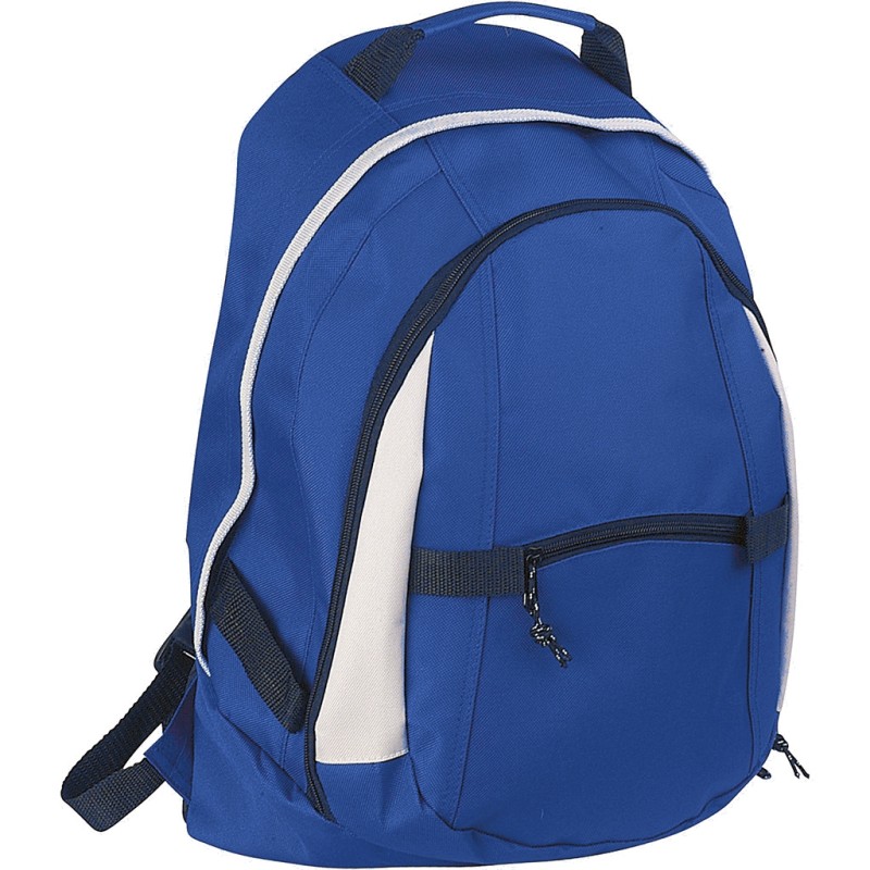 Zaino trekking in poliestere blu royal personalizzato Q24018BL