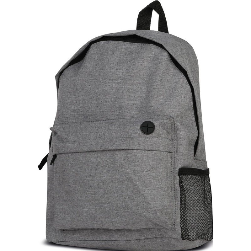 Zaino trekking in poliestere grigio personalizzato Q24017GR