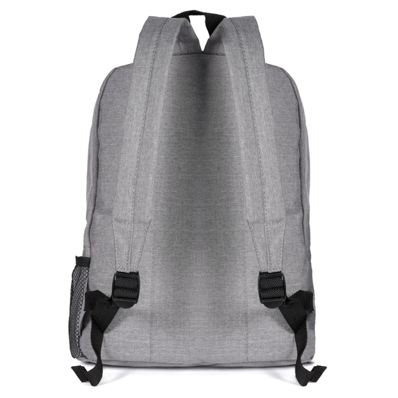 Zaino trekking in poliestere grigio personalizzato Q24017GR
