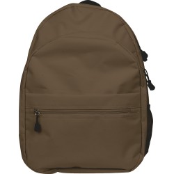 Zaino trekking in poliestere marrone personalizzato Q24055M