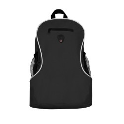 Zaino trekking in poliestere nero personalizzato Q24012N