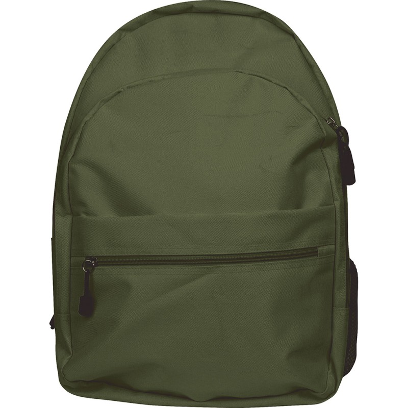Zaino trekking in poliestere olivgrÃ¼n personalizzato Q24055OL