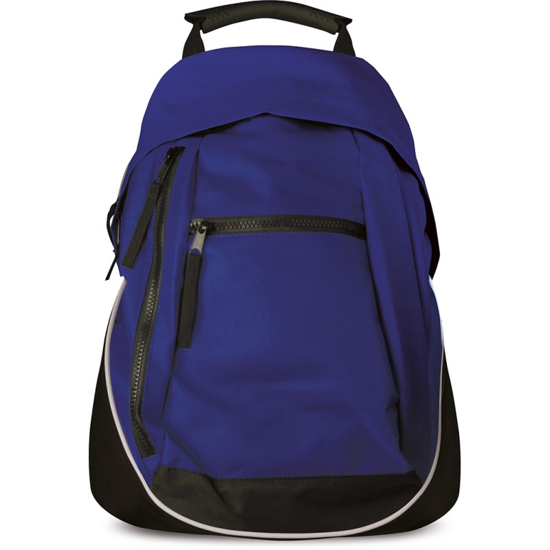 Zaino trekking in poliestere blu royal personalizzato Q24050BL