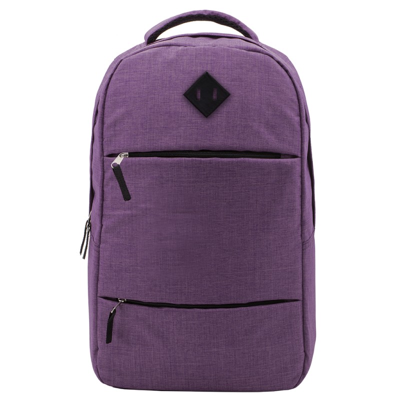 Zaino trekking in poliestere viola personalizzato Q24083VL