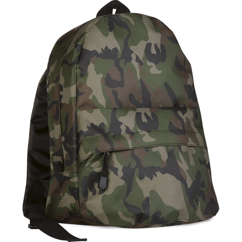 Zaino urban mimetico in poliestere mimetico personalizzato Q24051CM