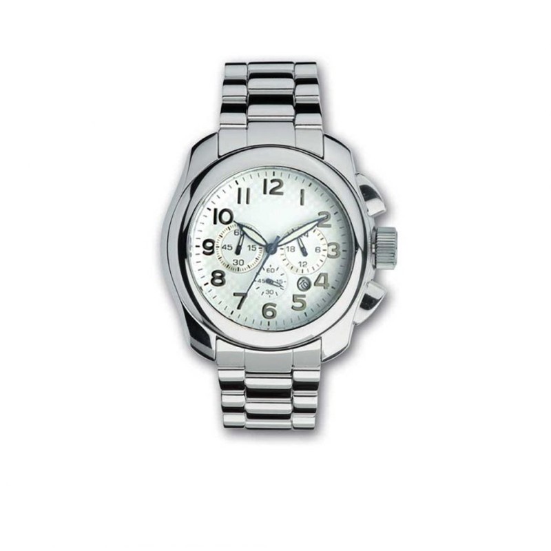 Orologio cronografo regolo c bianco personalizzato X25258B