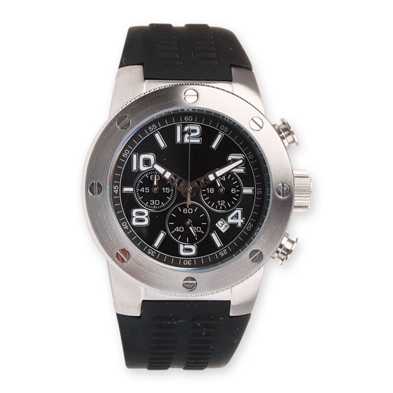 Orologio cronografo regolo c nero personalizzato X25251N