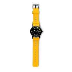 Orologio analogico regolo giallo personalizzato X25112G