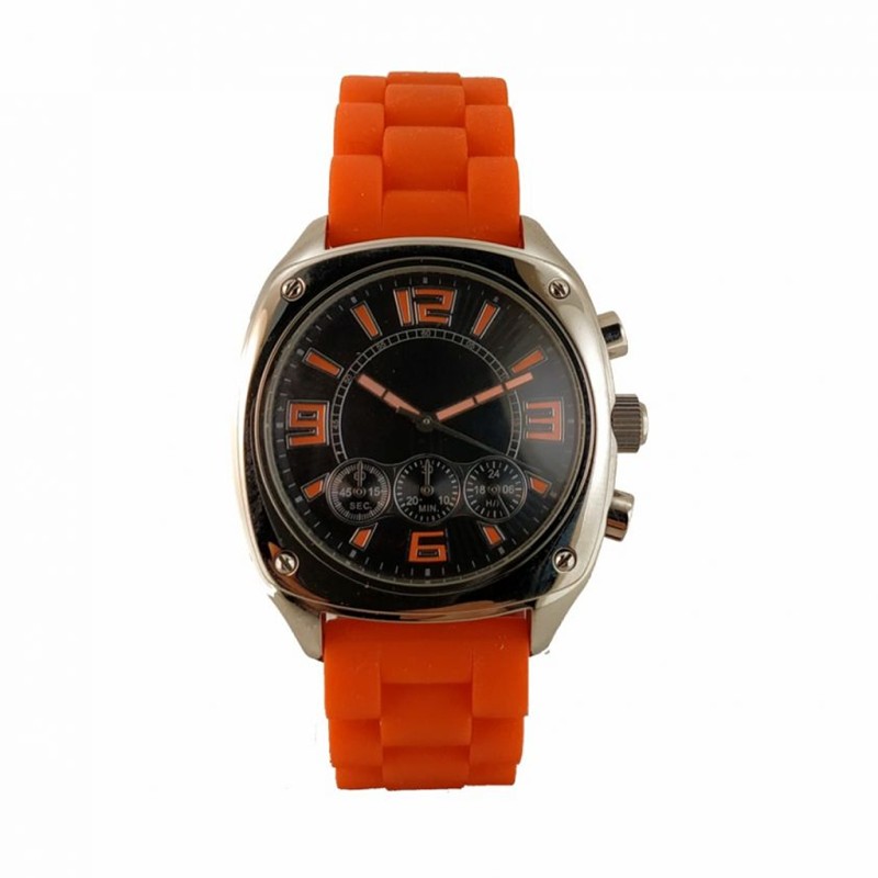 Orologio analogico regolo c arancione personalizzato X25228A