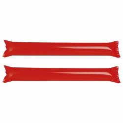 Bang bang gonfiabili (coppia) in pe rosso personalizzato S26630R
