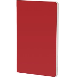Blocco per appunti in carta e con copertina morbida in pu rosso personalizzato S26518R