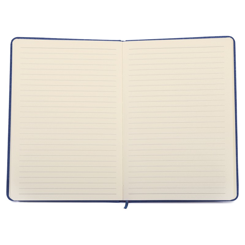 Blocco per appunti in carta e rpet blu royal personalizzato S26517BL