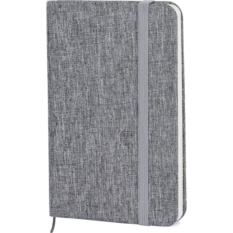 Blocco per appunti in carta e rpet grigio personalizzato S26516GR
