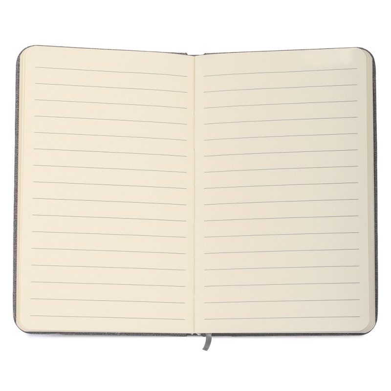 Blocco per appunti in carta e rpet grigio personalizzato S26516GR