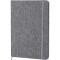 Blocco per appunti in carta e rpet grigio personalizzato S26517GR