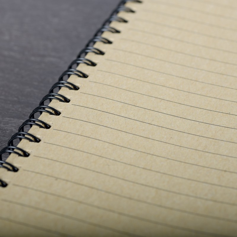 Blocco per appunti in carta kraft personalizzato S26508