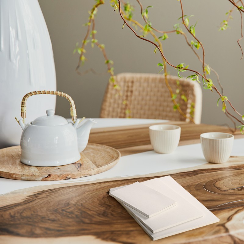 Blocco per appunti in cartone del latte riciclato con copertina morbida personalizzato S26528