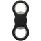 Fidget spinner con apribottiglia in plastica e metallo nero personalizzato S26321N