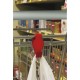 Gancio in plastica rosso personalizzato S26178R