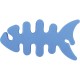 Lisca avvolgicavo in silicone blu sky personalizzato S26024SK