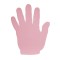 Mano in eva rosa personalizzato S26803RS