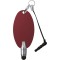 Puntatore touch screen in plastica rosso personalizzato S26006R