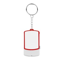 Portachiavi con luce led e pulisci schermo rosso personalizzato S26030R Portachiavi con luce led e pulisci schermo rosso personalizzato S26030R