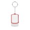 Portachiavi con luce led e pulisci schermo rosso personalizzato S26030R