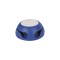 Passante per cavetti in silicone e plastica blu royal personalizzato S26033BL