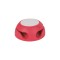 Passante per cavetti in silicone e plastica rosso personalizzato S26033R