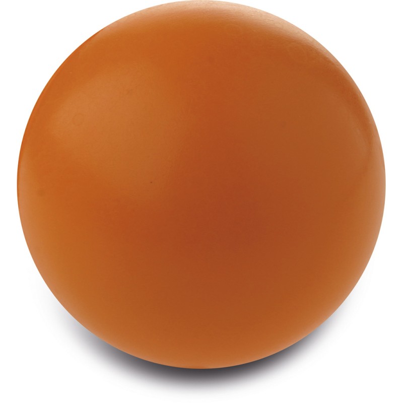 Pallina antistress in pu arancione personalizzato S26111A