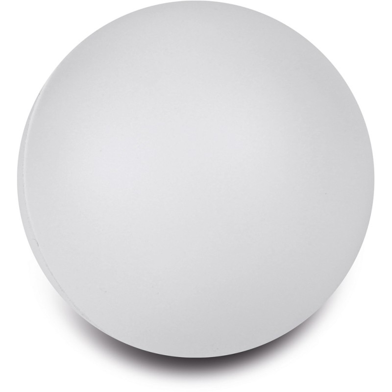 Pallina antistress in pu bianco personalizzato S26111B
