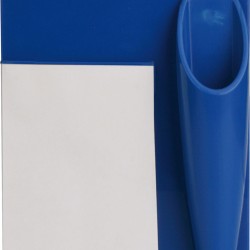 Blocchetto appunti con portapenna blu royal personalizzata S26163BL