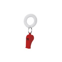 Fischietto in plastica rosso personalizzato S26174R