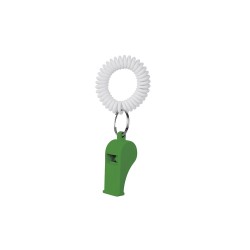 Fischietto in plastica verde personalizzato S26174V