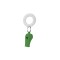 Fischietto in plastica verde personalizzato S26174V