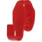 Gancio in plastica rosso personalizzato S26178R