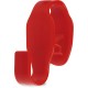 Gancio in plastica rosso personalizzato S26178R
