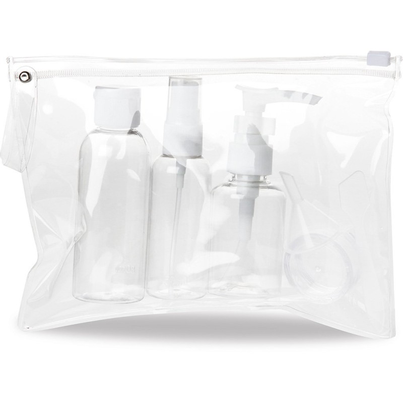 Set da viaggio in plastica personalizzato S26179 Set da viaggio in plastica personalizzato S26179