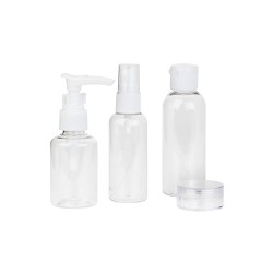 Set da viaggio in plastica personalizzato S26179 Set da viaggio in plastica personalizzato S26179