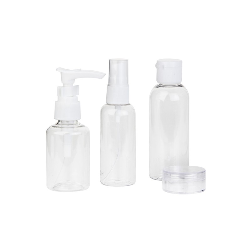 Set da viaggio in plastica personalizzato S26179 Set da viaggio in plastica personalizzato S26179