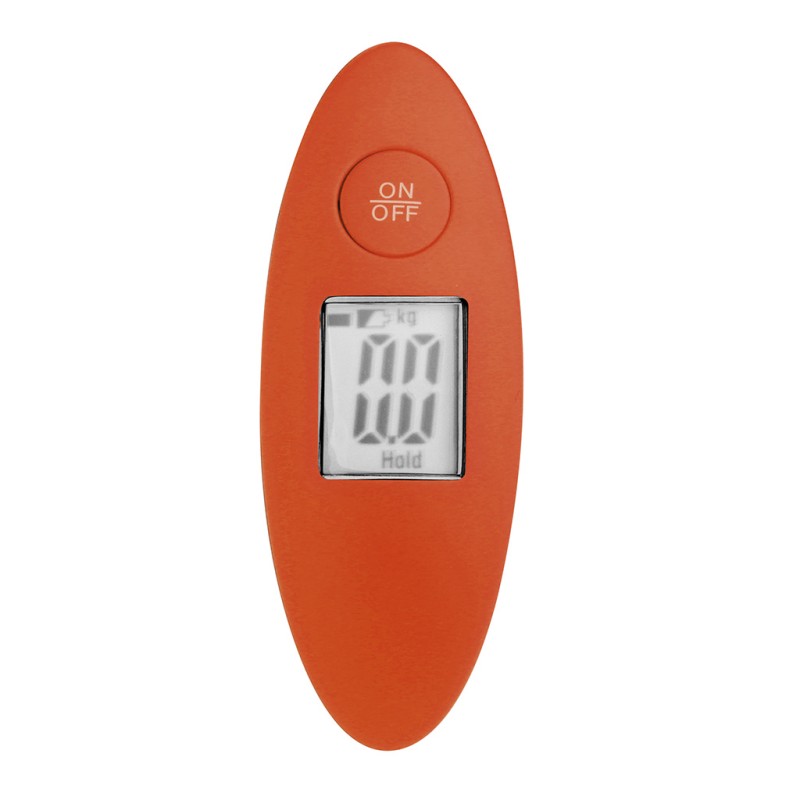 Bilancia per valigie in plastica arancione personalizzato S26221A