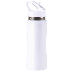 Borraccia sportiva bianco personalizzato S26269B