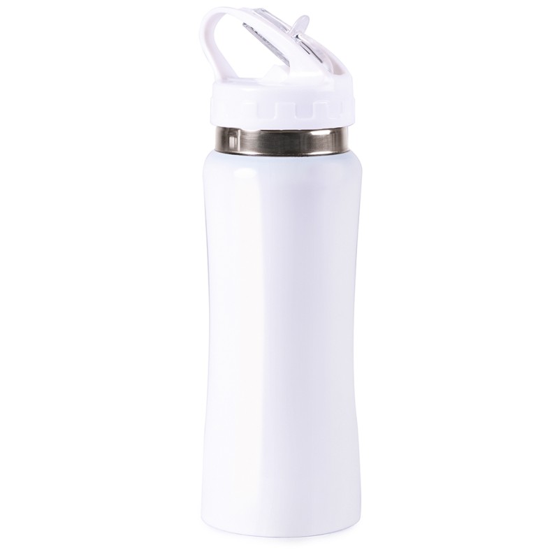 Borraccia sportiva bianco personalizzato S26269B