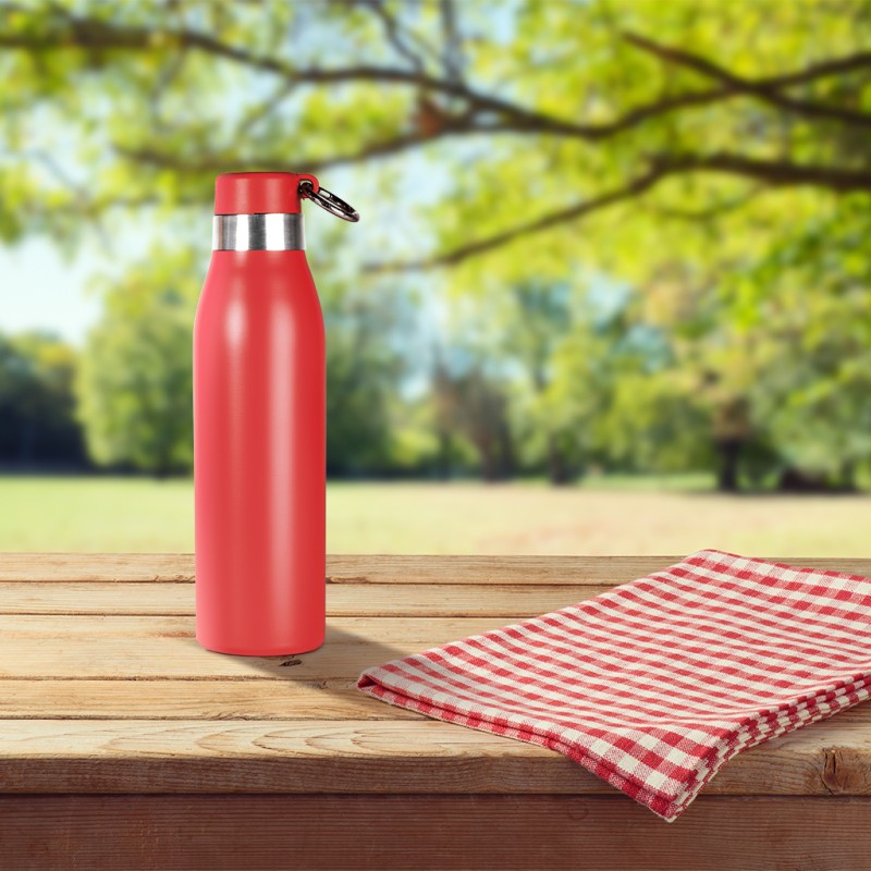 Borraccia termica rosso personalizzato S26275R