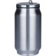 Borraccia termica in acciaio grigio personalizzato S26281GR